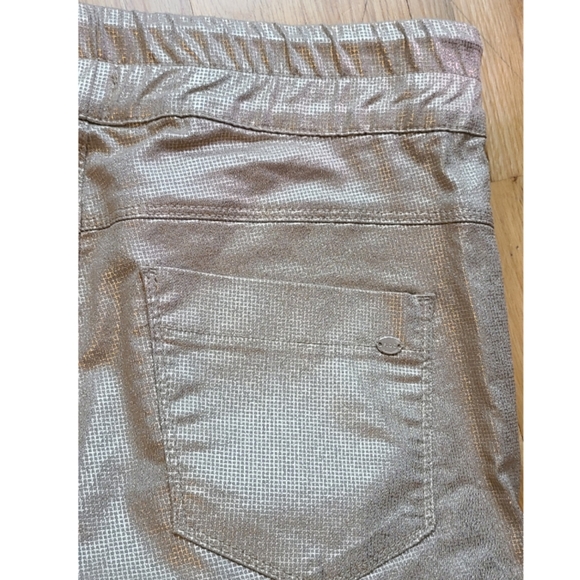 New Flog -Shely Original Gold Drawstring Jogger Pants Size 29 - Picture 9 of 14